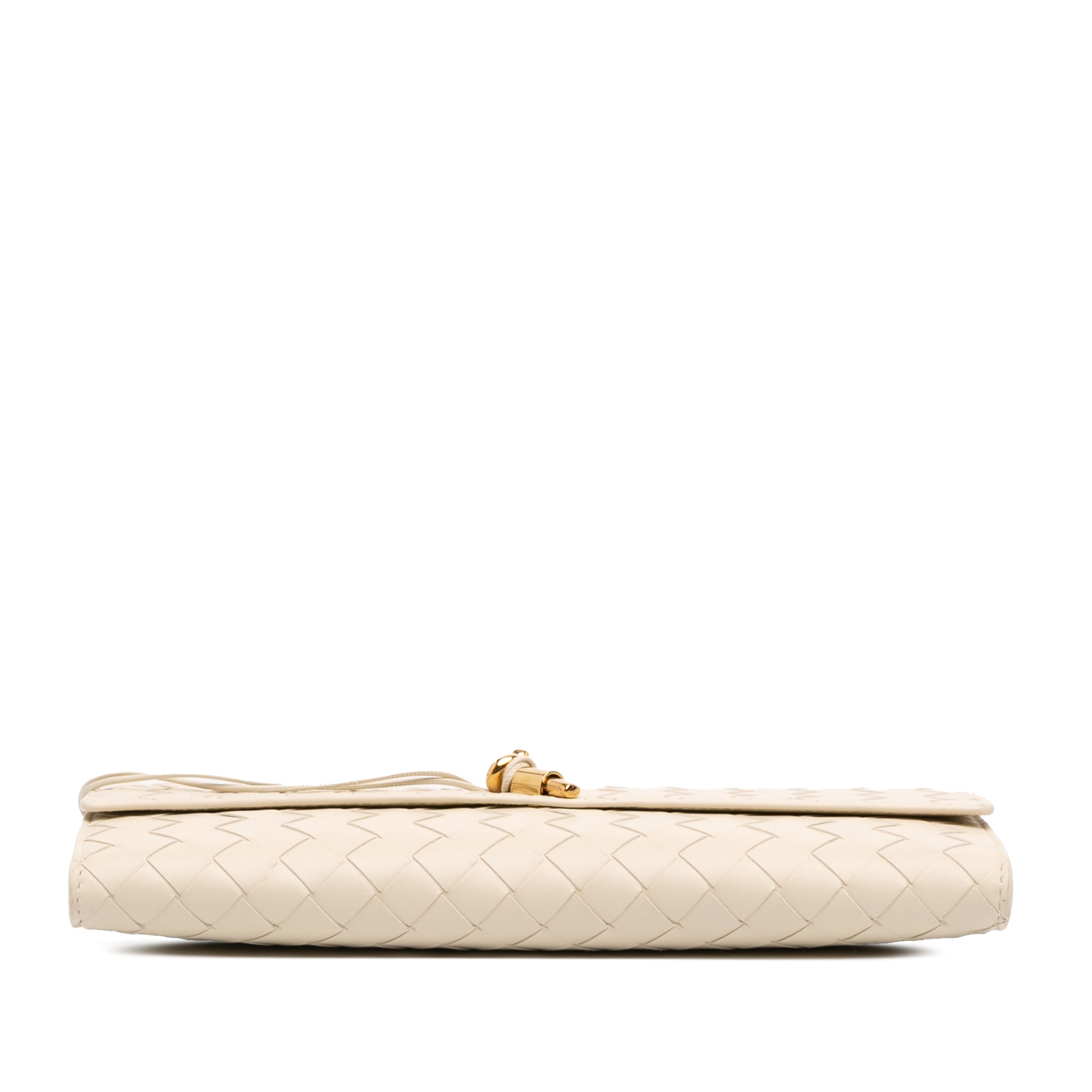 Lambskin Intrecciato Andiamo Clutch
