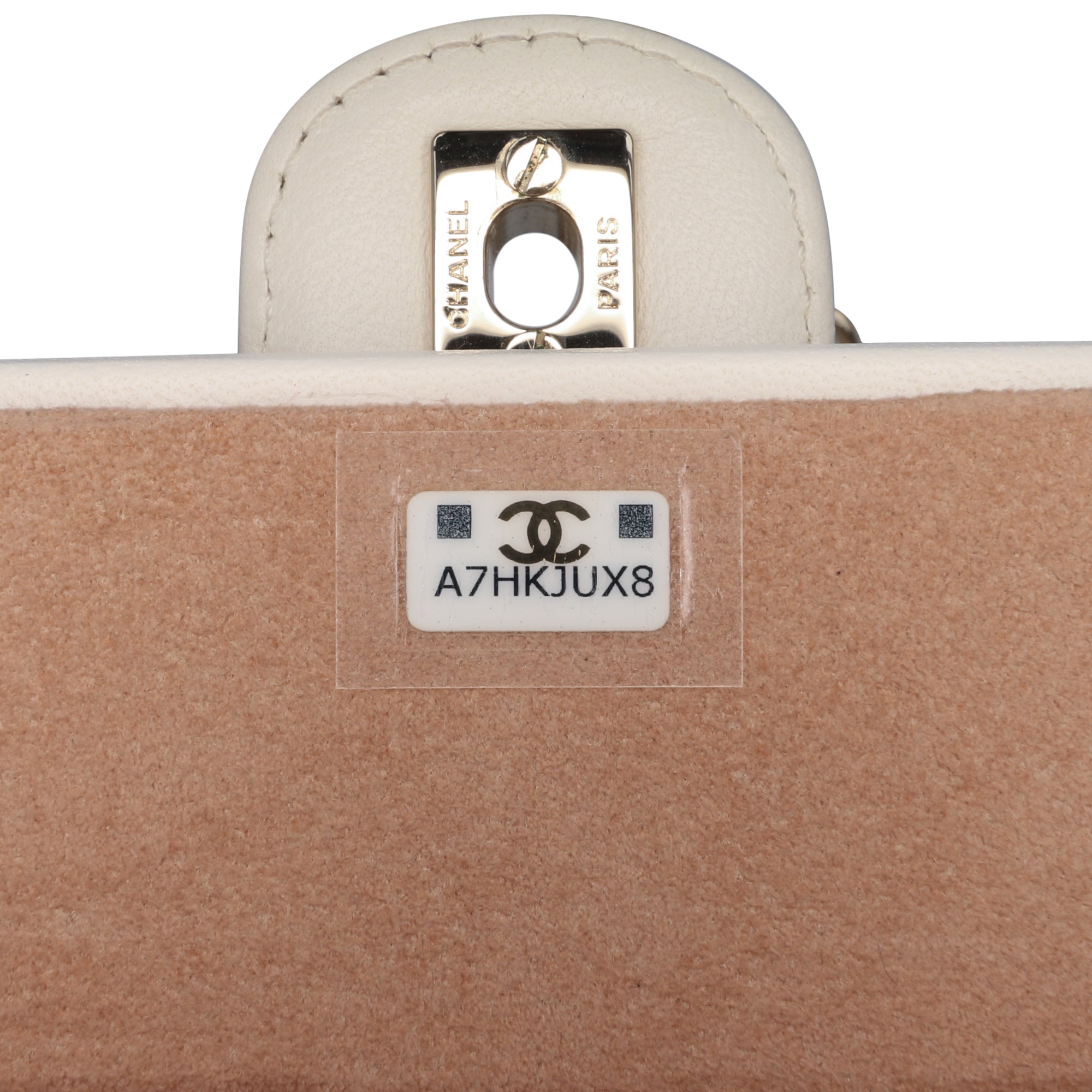 Quilted Lambskin Foldable Jewelry Box with Chain
