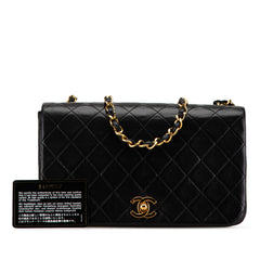 CC Quilted Lambskin Full Flap