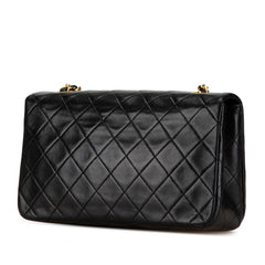 CC Quilted Lambskin Full Flap