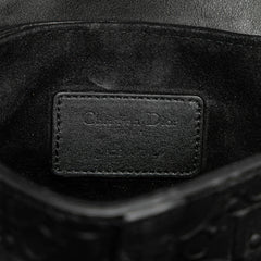 Mini Oblique Embossed Calfskin Saddle Bag