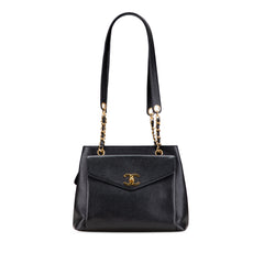 CC Caviar Shoulder Bag