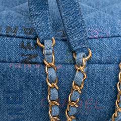 Medium Quilted Denim Mood Flap