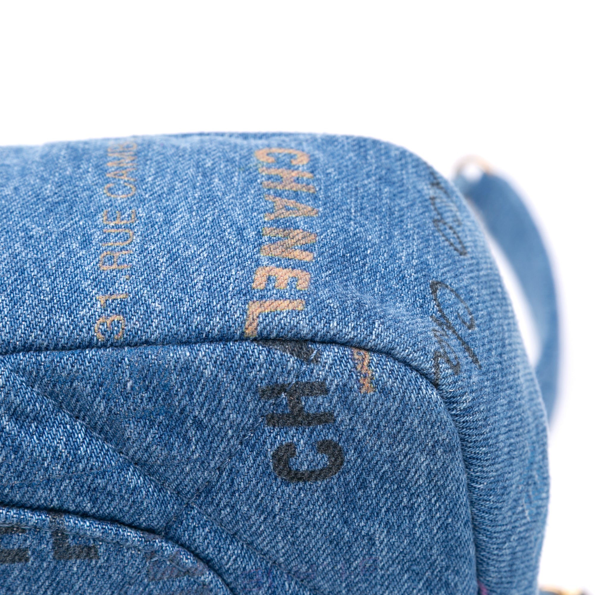 Medium Quilted Denim Mood Flap