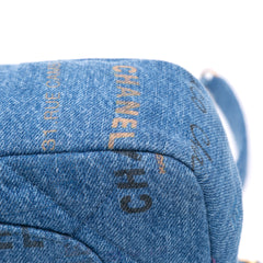 Medium Quilted Denim Mood Flap