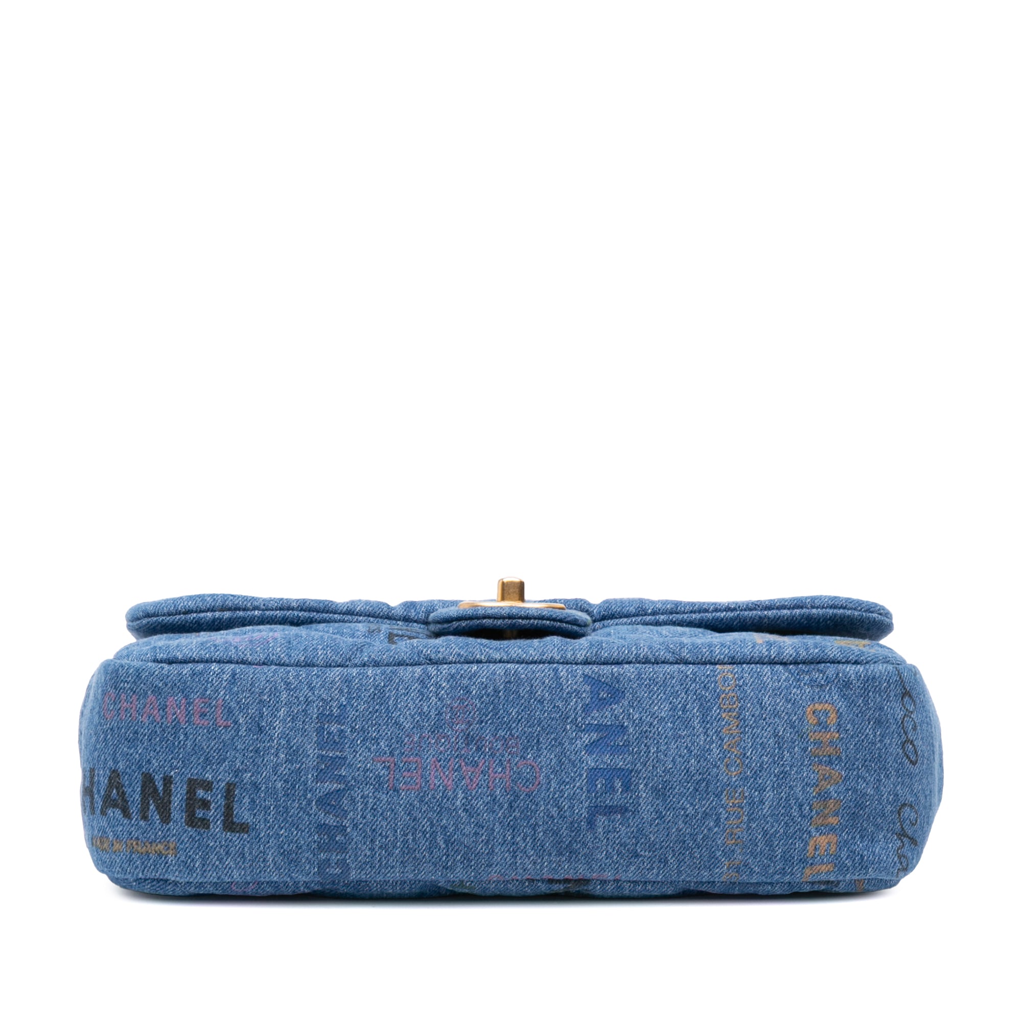 Medium Quilted Denim Mood Flap