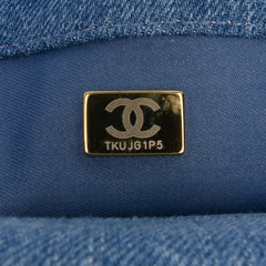 Medium Quilted Denim Mood Flap