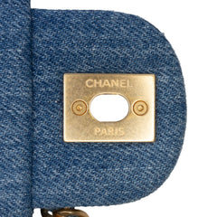 Medium Quilted Denim Mood Flap