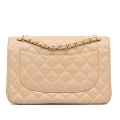 Jumbo Classic Caviar Double Flap