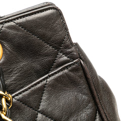 Quilted Lambskin Tassel Chain Shoulder Bag