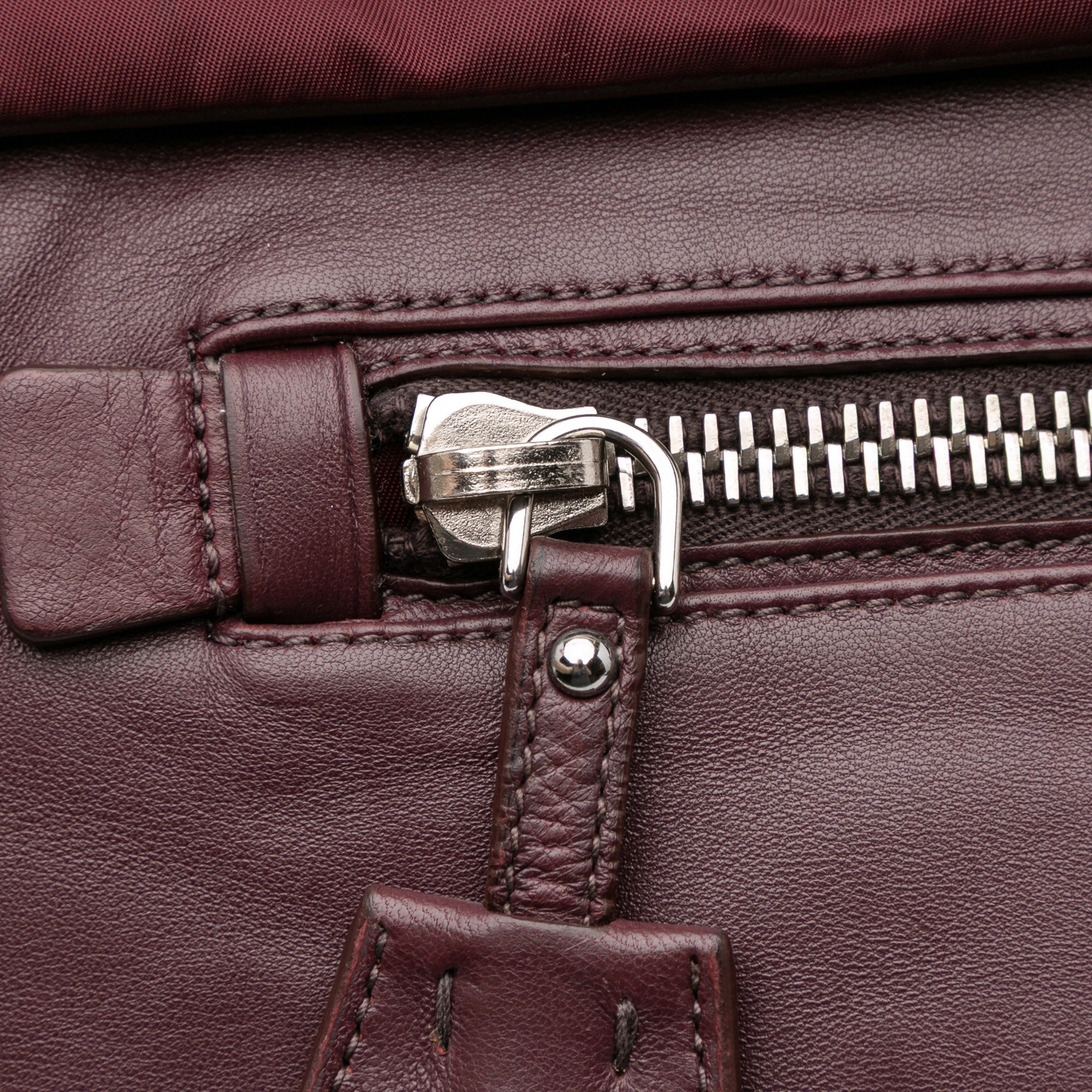 Tessuto and Nappa Reversible Satchel