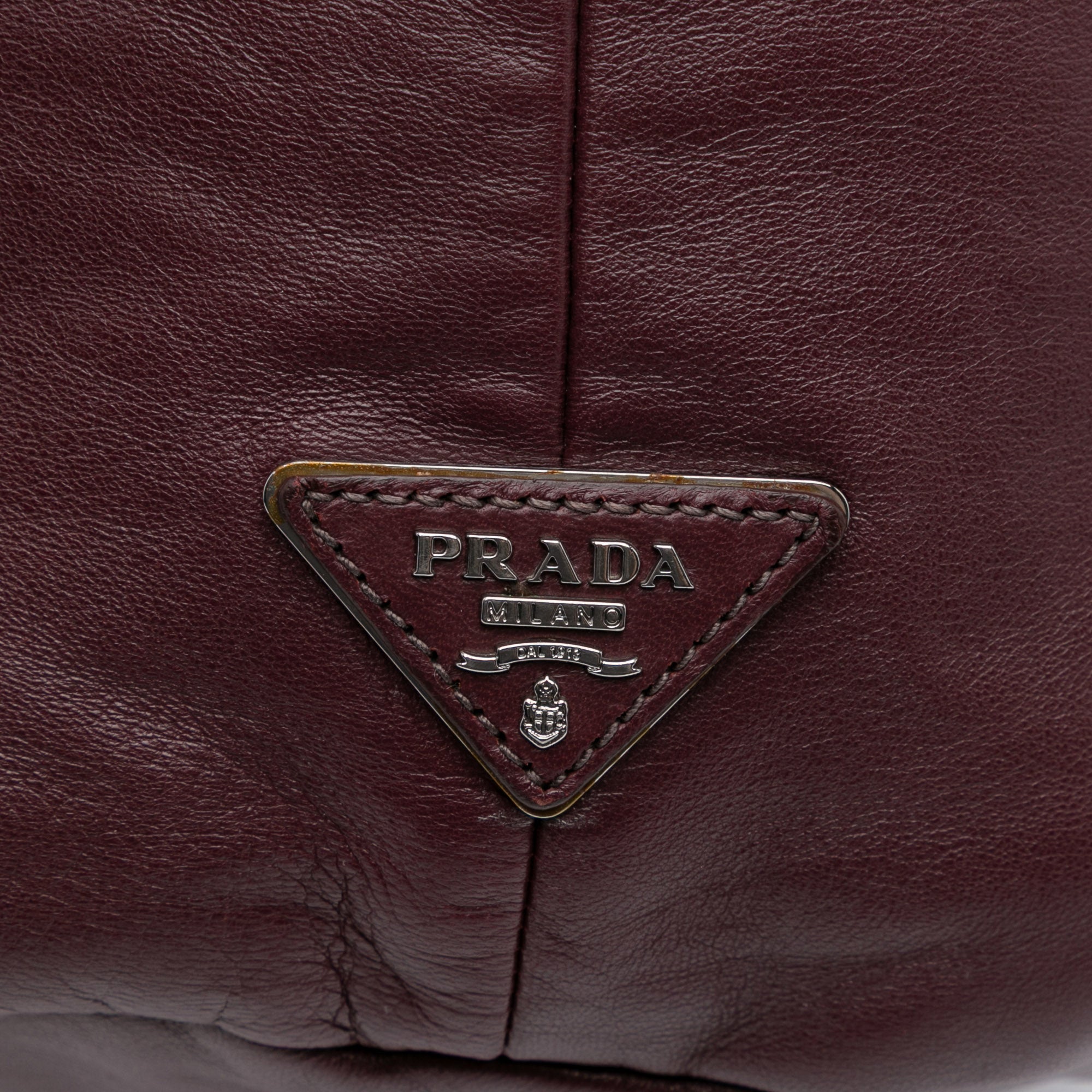 Tessuto and Nappa Reversible Satchel