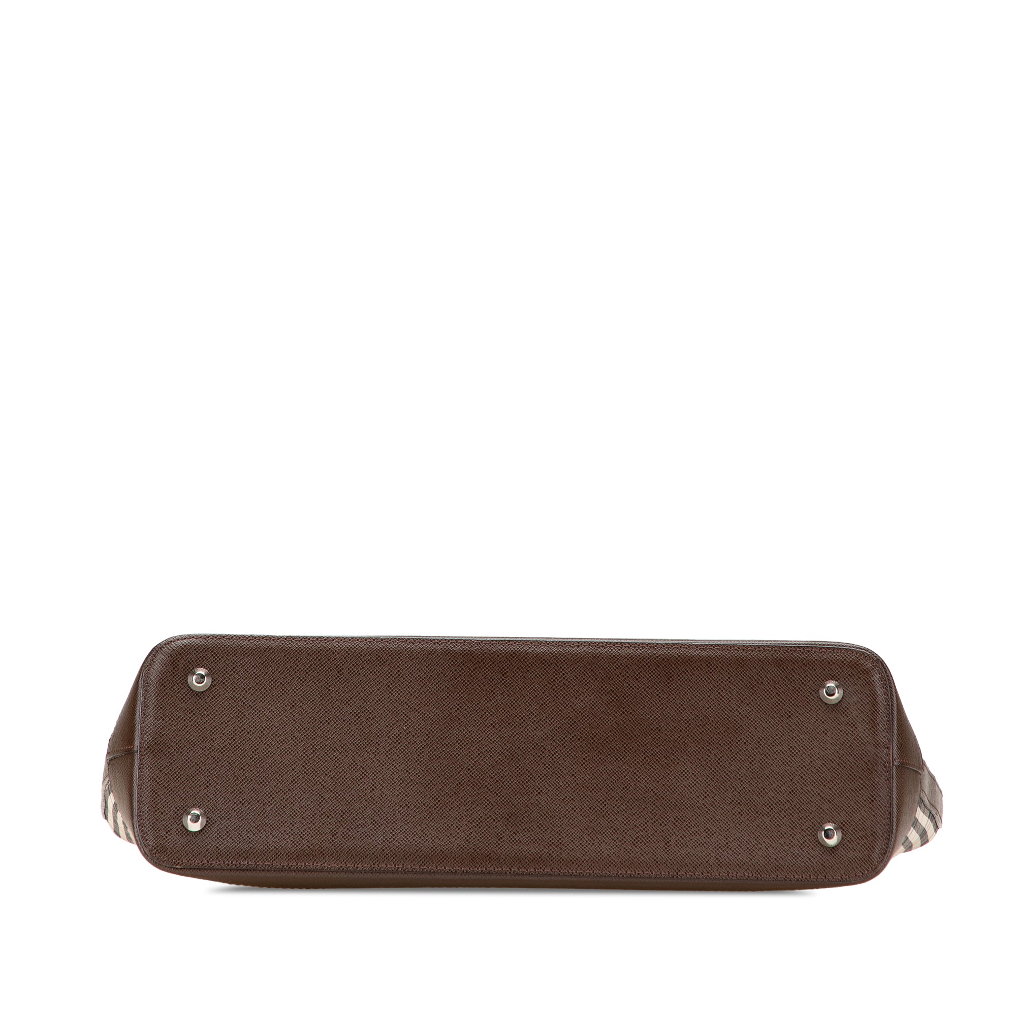 House Check Canvas Handbag