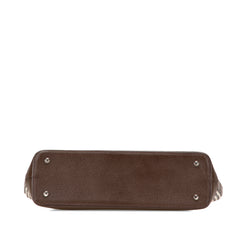 House Check Canvas Handbag