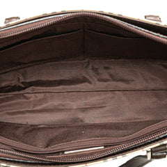 House Check Canvas Handbag