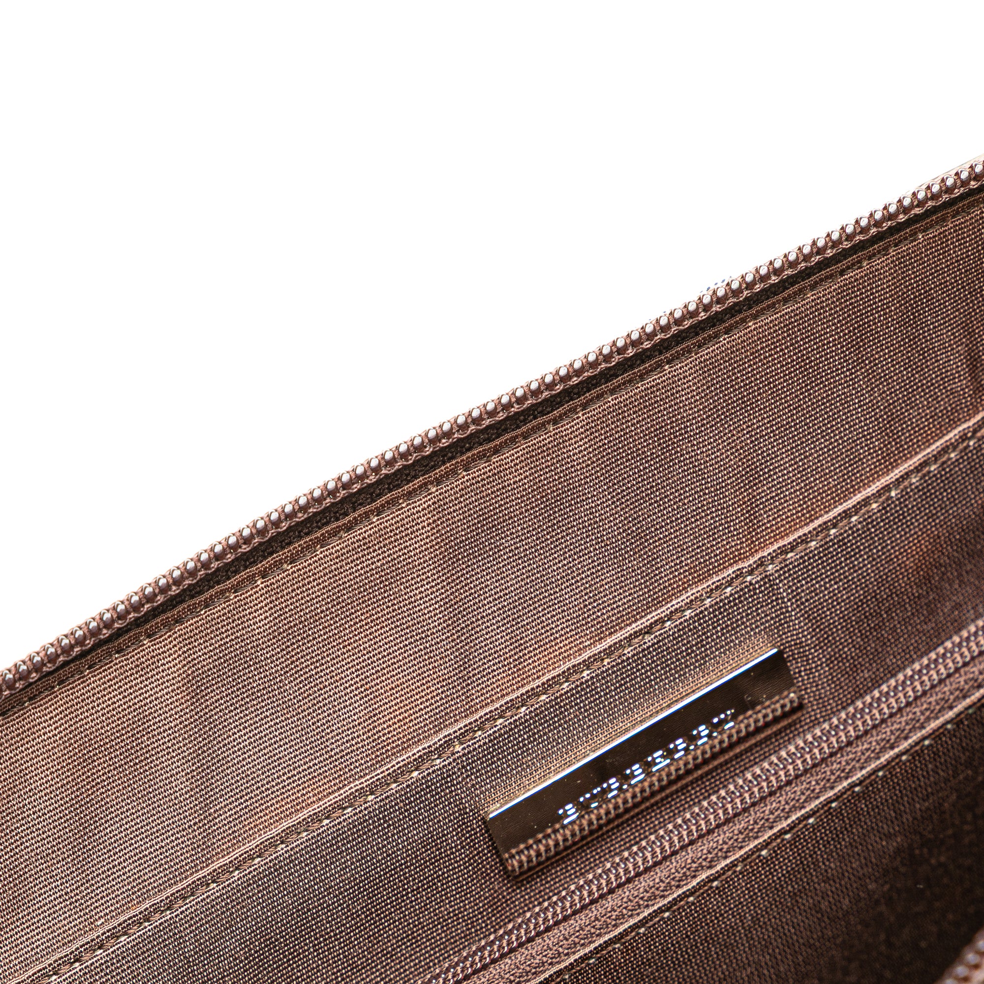 House Check Canvas Handbag