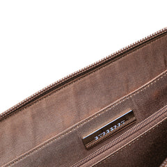 House Check Canvas Handbag