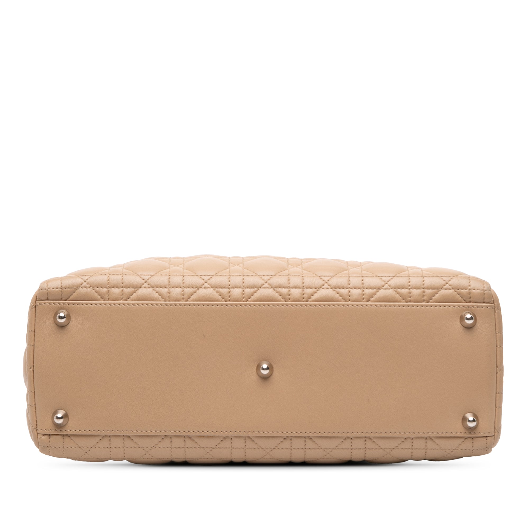 Large Lambskin Cannage Lady Dior
