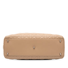 Large Lambskin Cannage Lady Dior