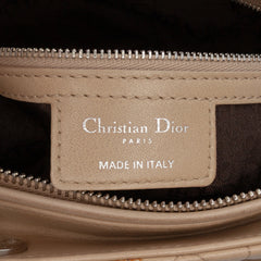 Large Lambskin Cannage Lady Dior