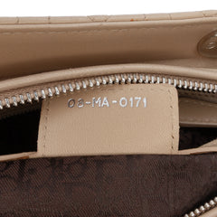 Large Lambskin Cannage Lady Dior