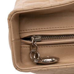 Large Lambskin Cannage Lady Dior