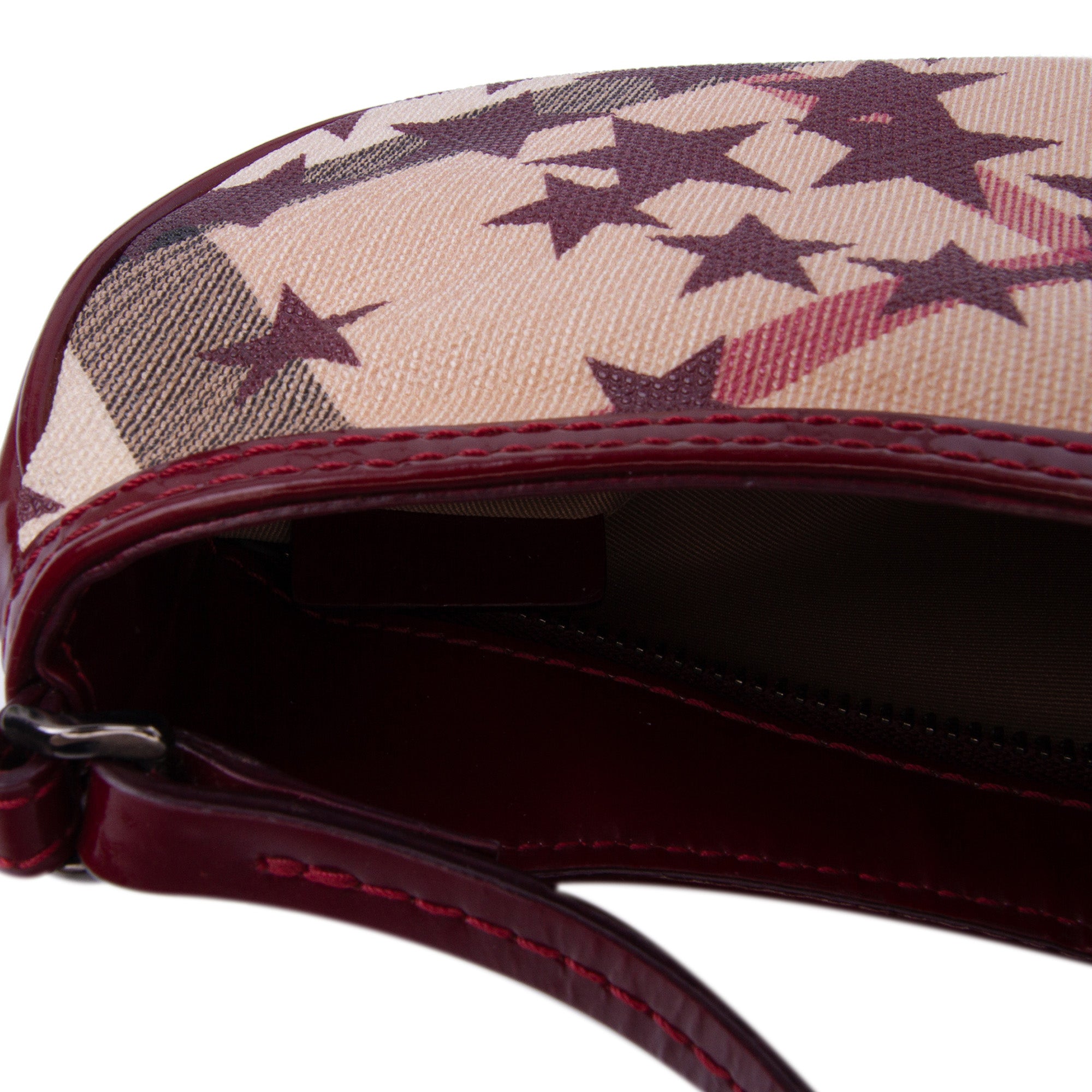 Mini Supernova Check Coated Canvas Stars Hobo