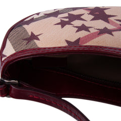 Mini Supernova Check Coated Canvas Stars Hobo