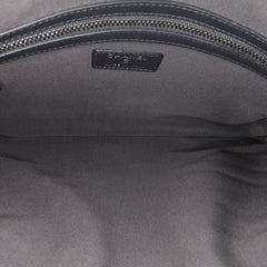 Medium Chevron Aged Calfskin Gabrielle Cosmetic Clutch