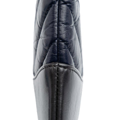 Medium Chevron Aged Calfskin Gabrielle Cosmetic Clutch