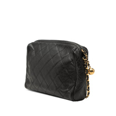 CC Quilted Caviar Chain Camera Bag