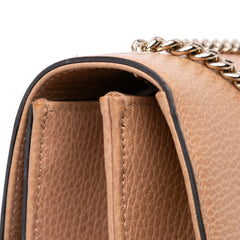 Medium Dollar Calfskin Interlocking G Crossbody
