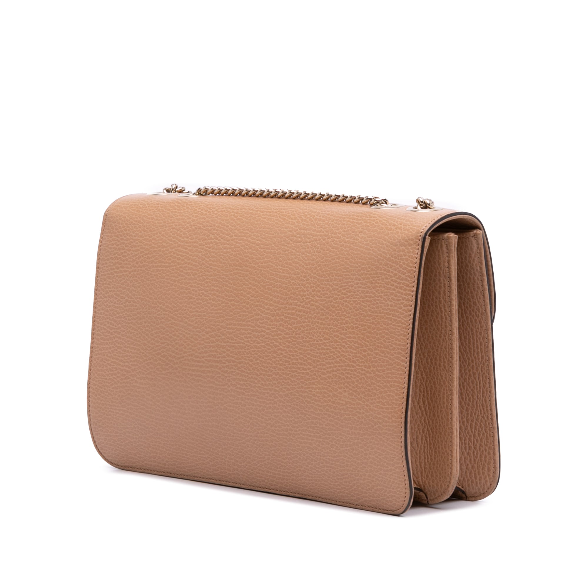 Medium Dollar Calfskin Interlocking G Crossbody