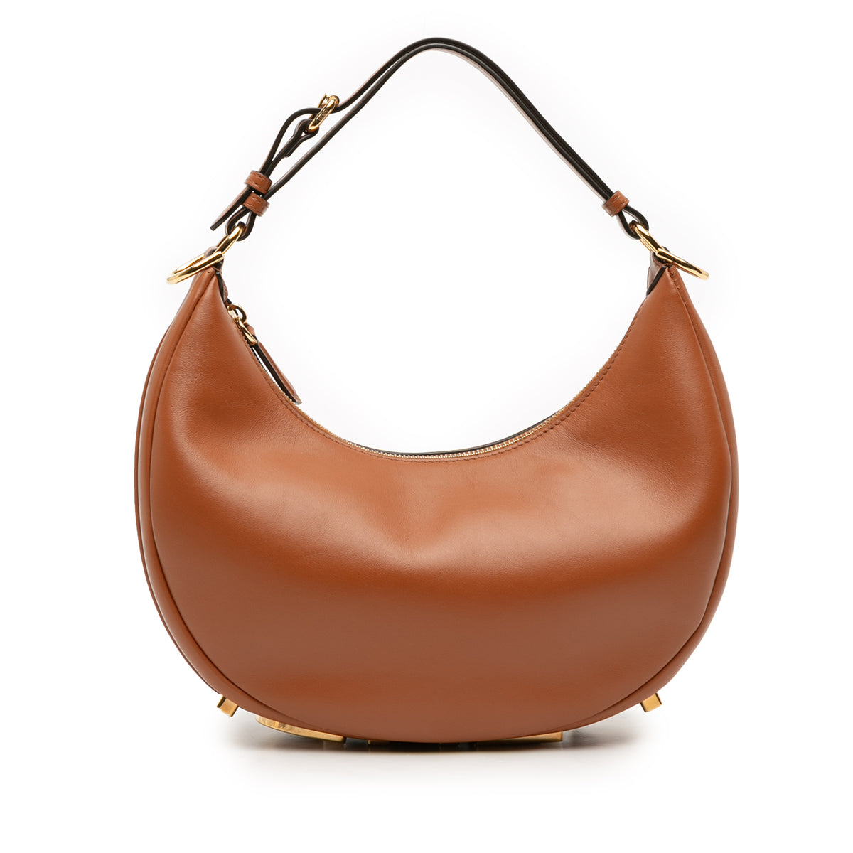 Small Leather Fendigraphy Hobo