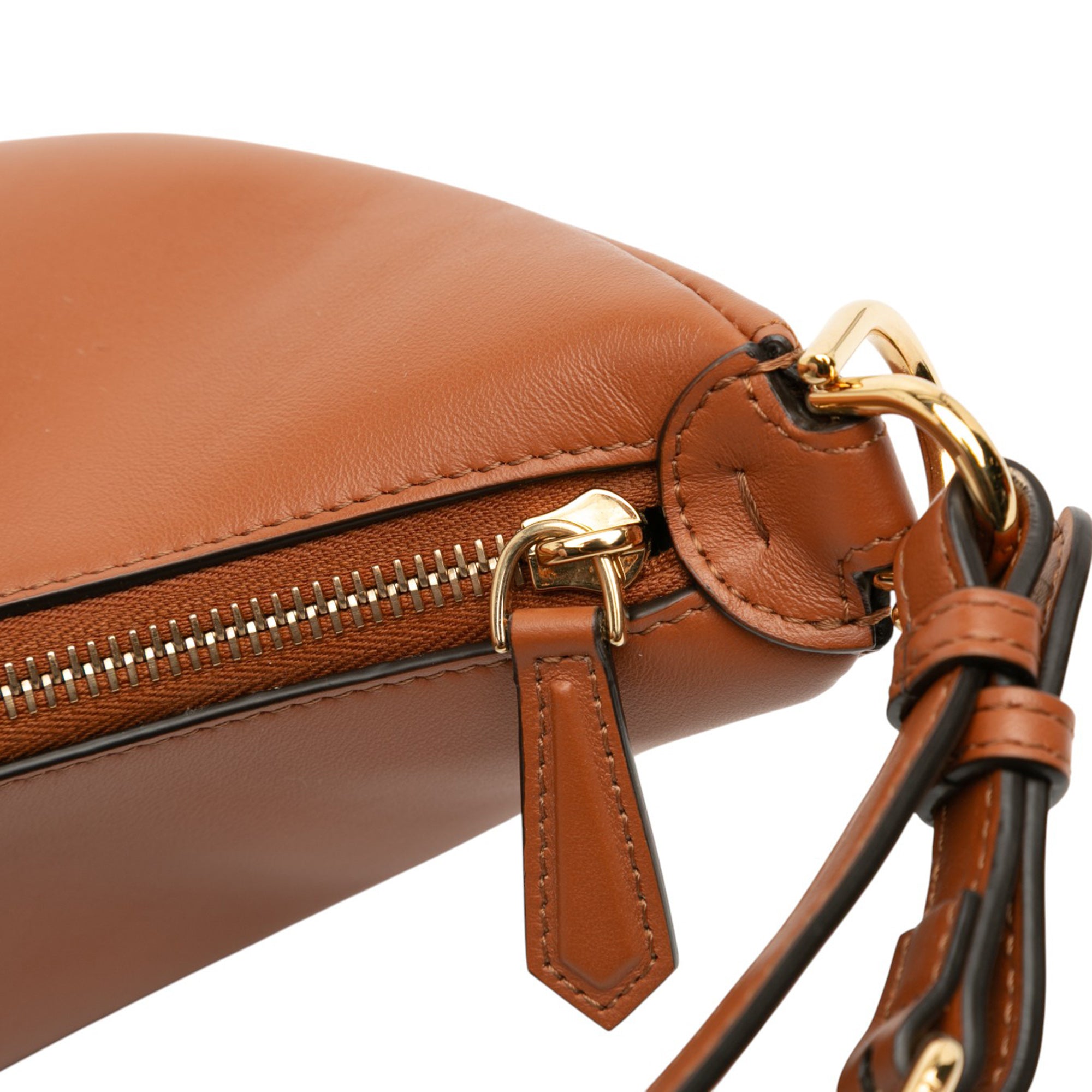 Small Leather Fendigraphy Hobo