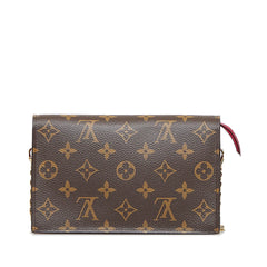 Monogram Flore Wallet On Chain _2