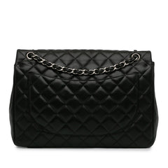 Maxi Classic Lambskin Double Flap