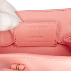 Mini Leather Papier A4 Zip Around Tote