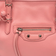Mini Leather Papier A4 Zip Around Tote