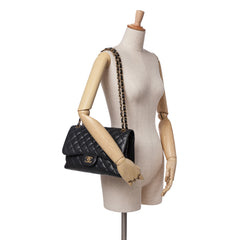 Jumbo Classic Caviar Double Flap