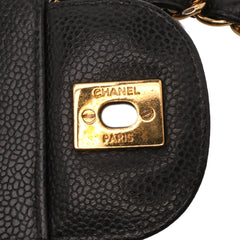 Jumbo Classic Caviar Double Flap