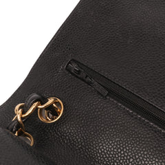 Jumbo Classic Caviar Double Flap