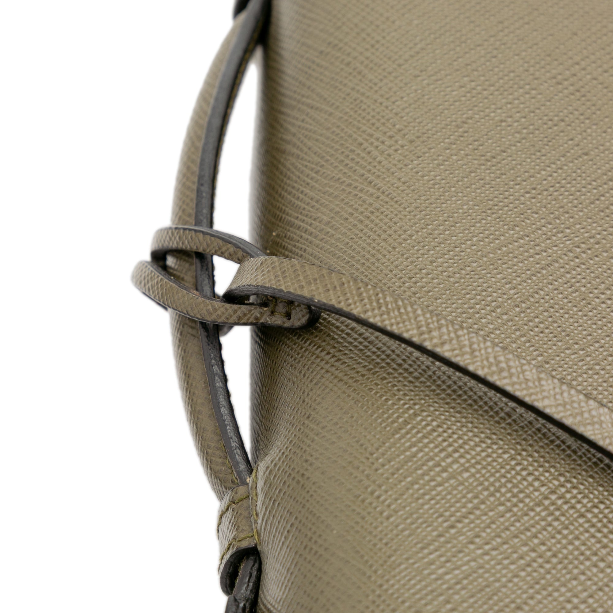 Small Saffiano Lux Sound Satchel