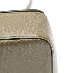 Small Saffiano Lux Sound Satchel