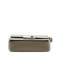 Small Saffiano Lux Sound Satchel