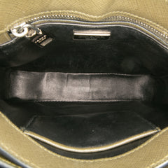 Small Saffiano Lux Sound Satchel