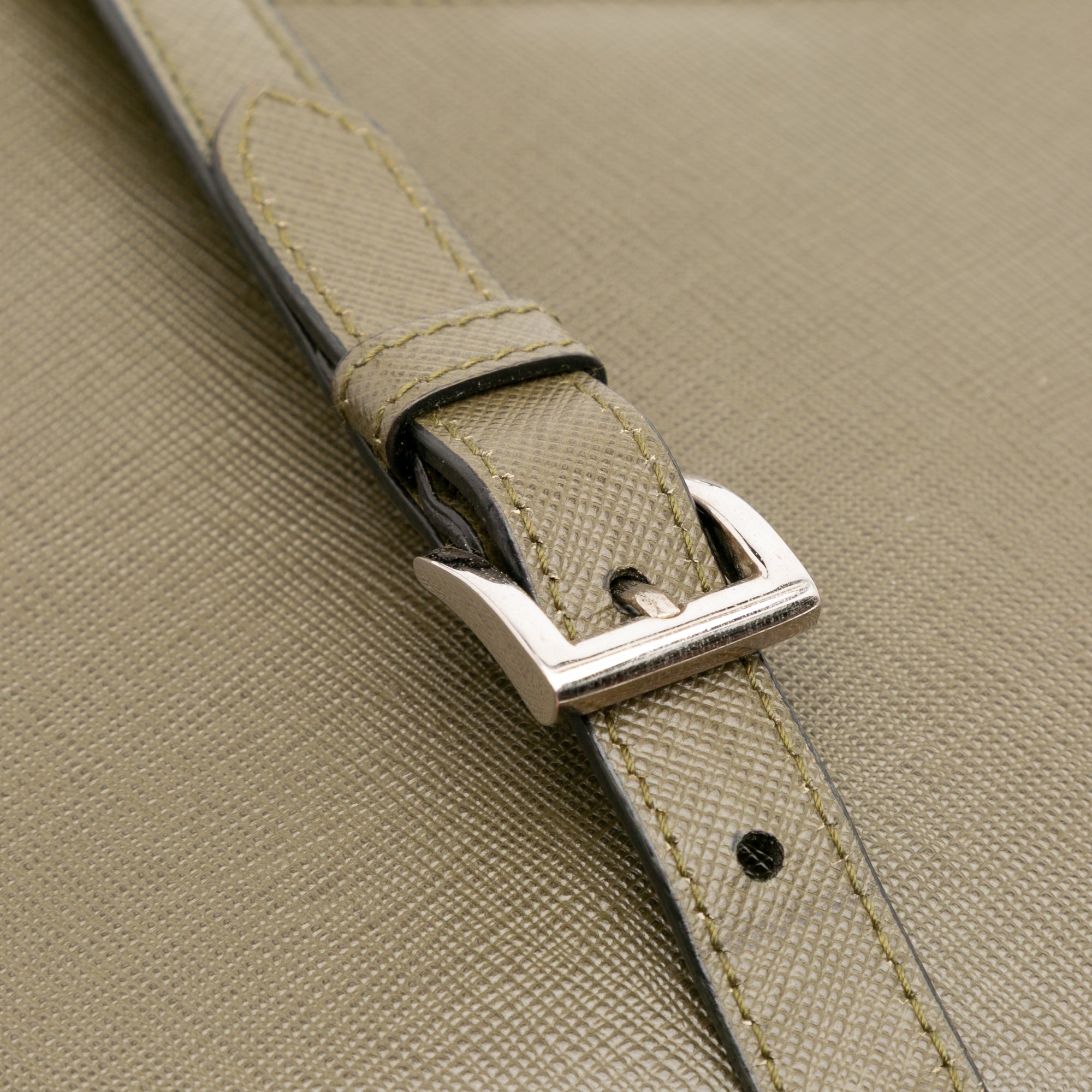 Small Saffiano Lux Sound Satchel
