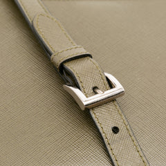 Small Saffiano Lux Sound Satchel