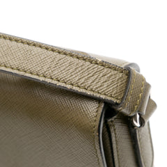 Small Saffiano Lux Sound Satchel