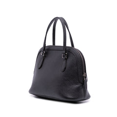 Mini Leather Dome Satchel
